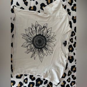 Sunflower crop top